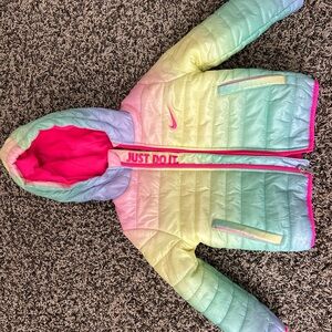 Nike Bright Hot Pink Fleece Jacket